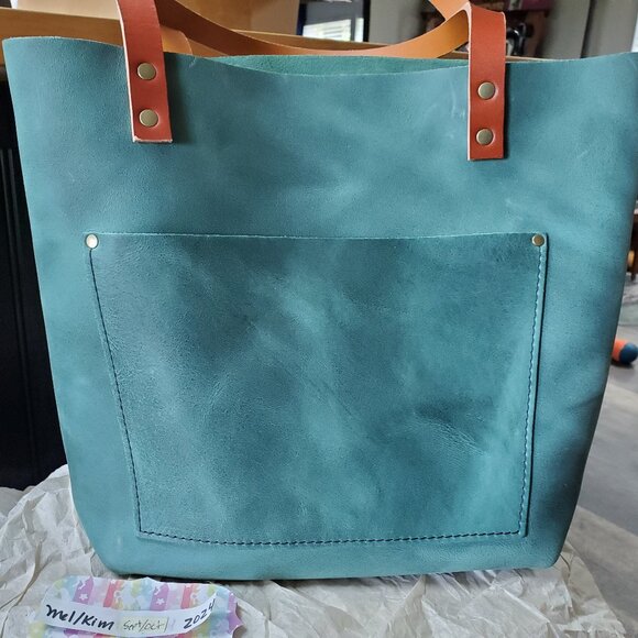 Portland Leather Handbags - SURF w/ tandles * Unicorn Portland Leather Goods (PLG )Medium Tote